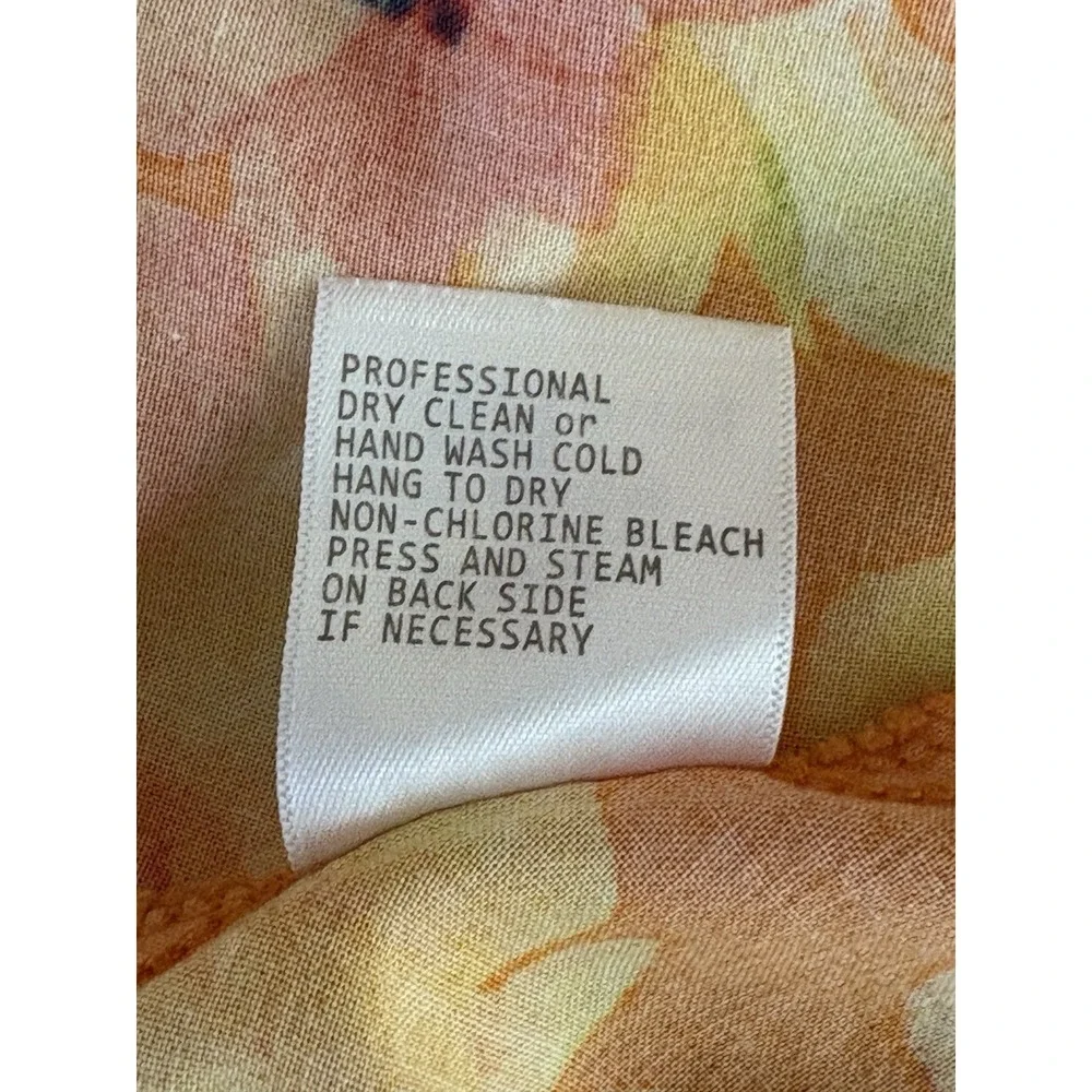 Cynthia‎ Rowley Skirt Womens Medium Multicolor Floral Boho Button Front Maxi